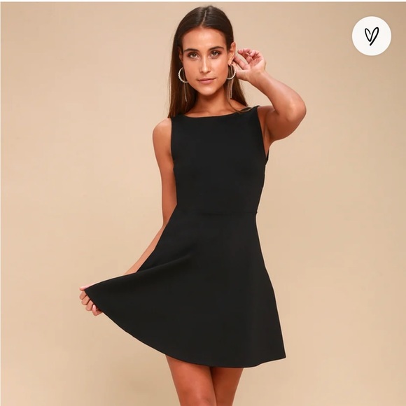 Lulus Backless Skater Dress - Picture 3 of 7